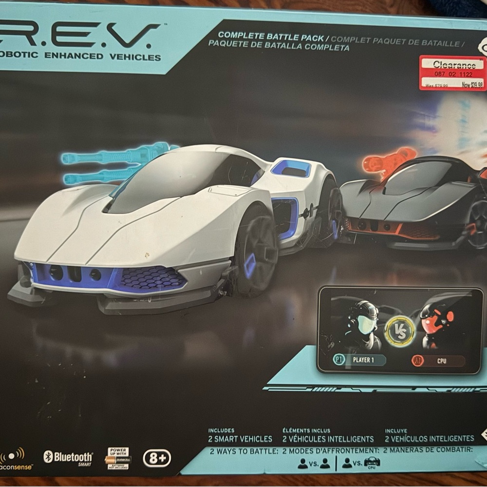 Revo R.E.V. Robotic Enhanced Vehicles - White and Black